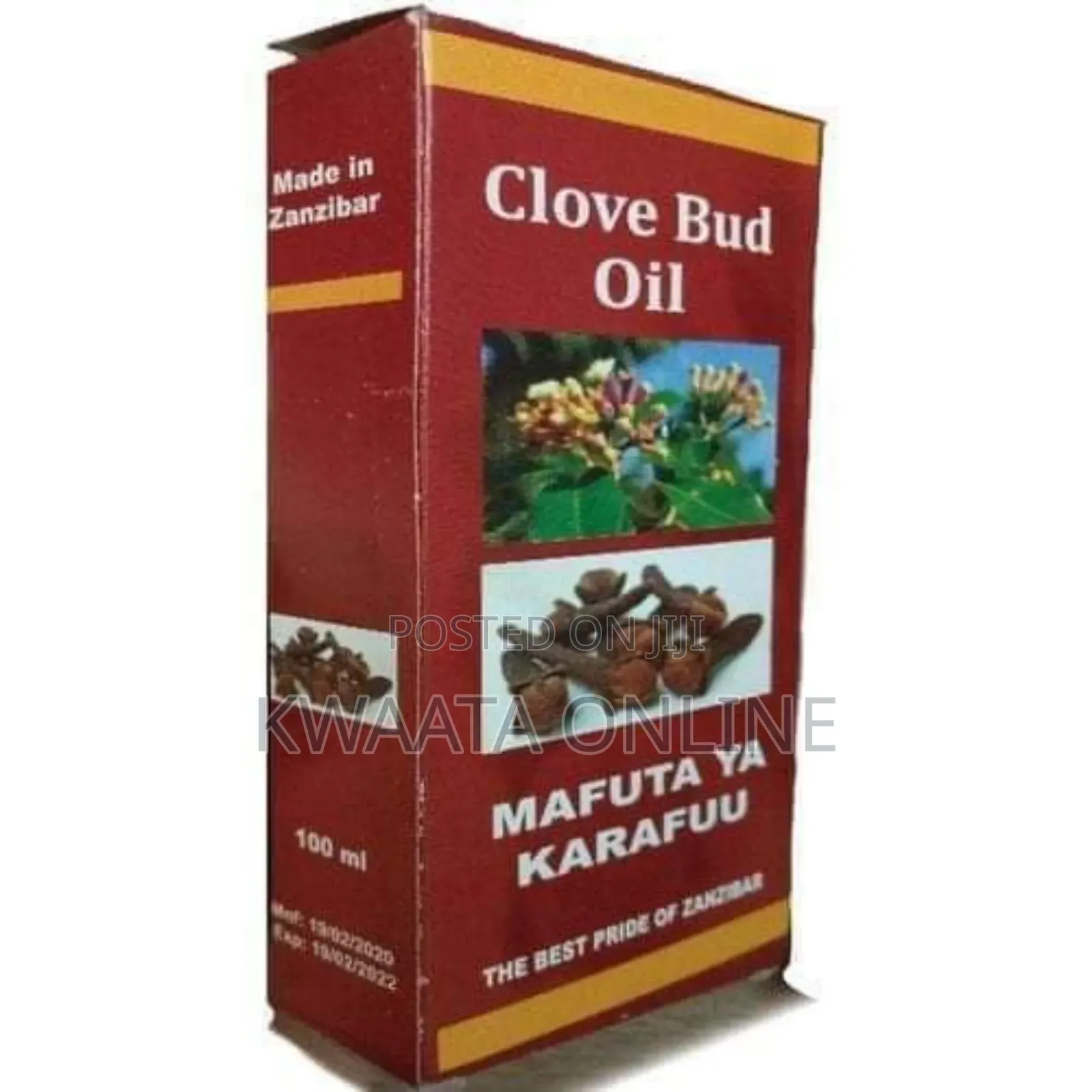 Clove Bud Oil Stem Oil (Mafuta Ya Makonyo Ya Karafuu -100ml