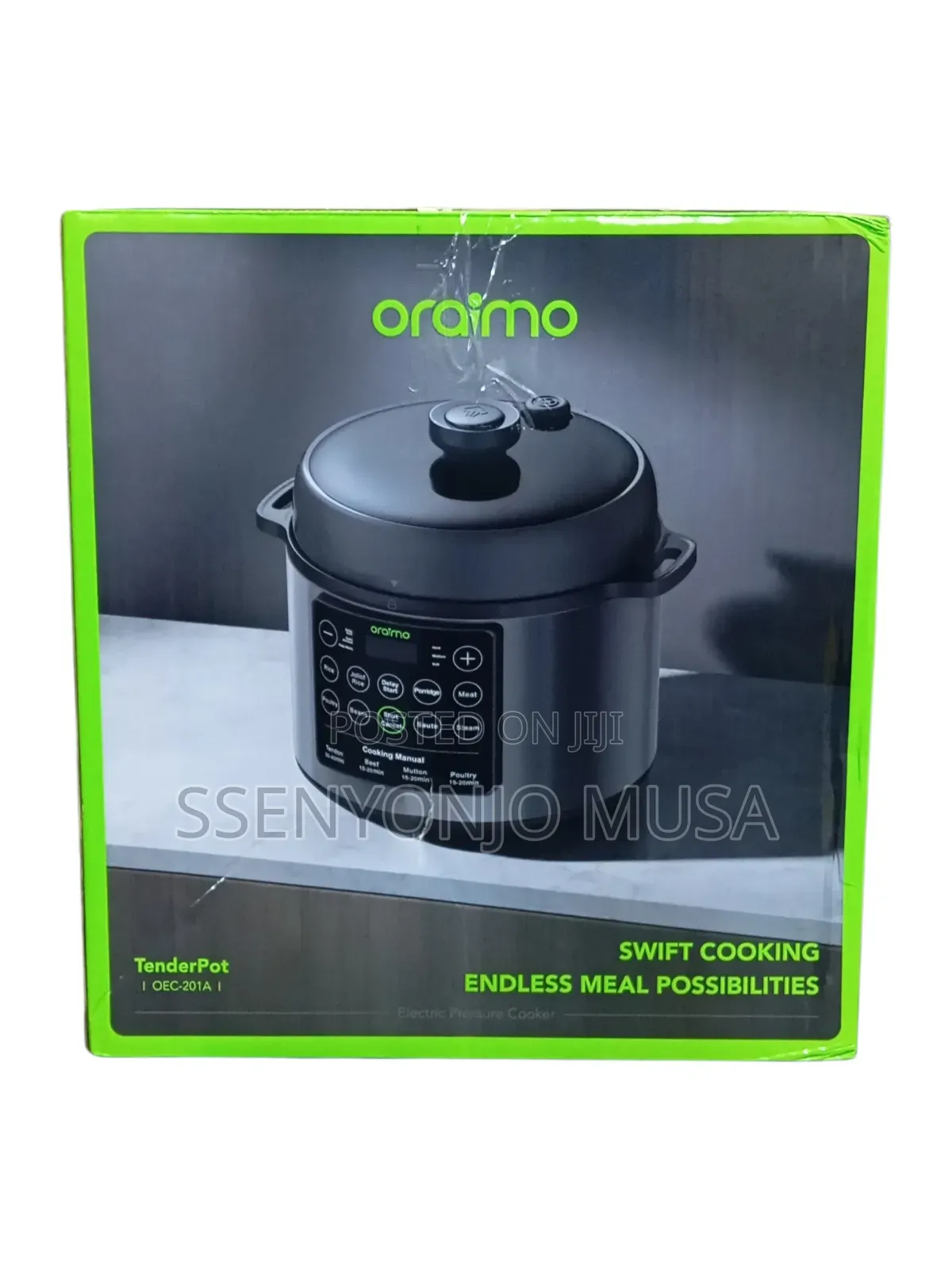 Oraimo 6l Electric Pressure Cooker – 1000w Fast Cooking, 220–240v