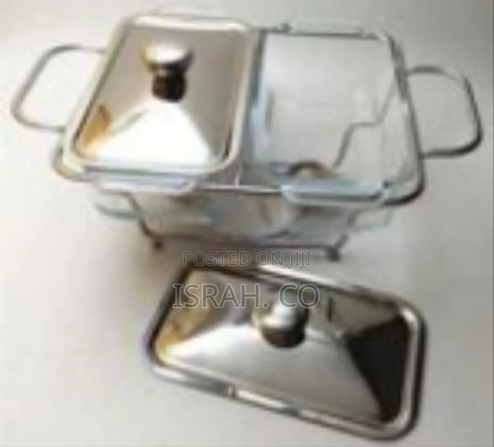 Transparent Double Glass Food Warm