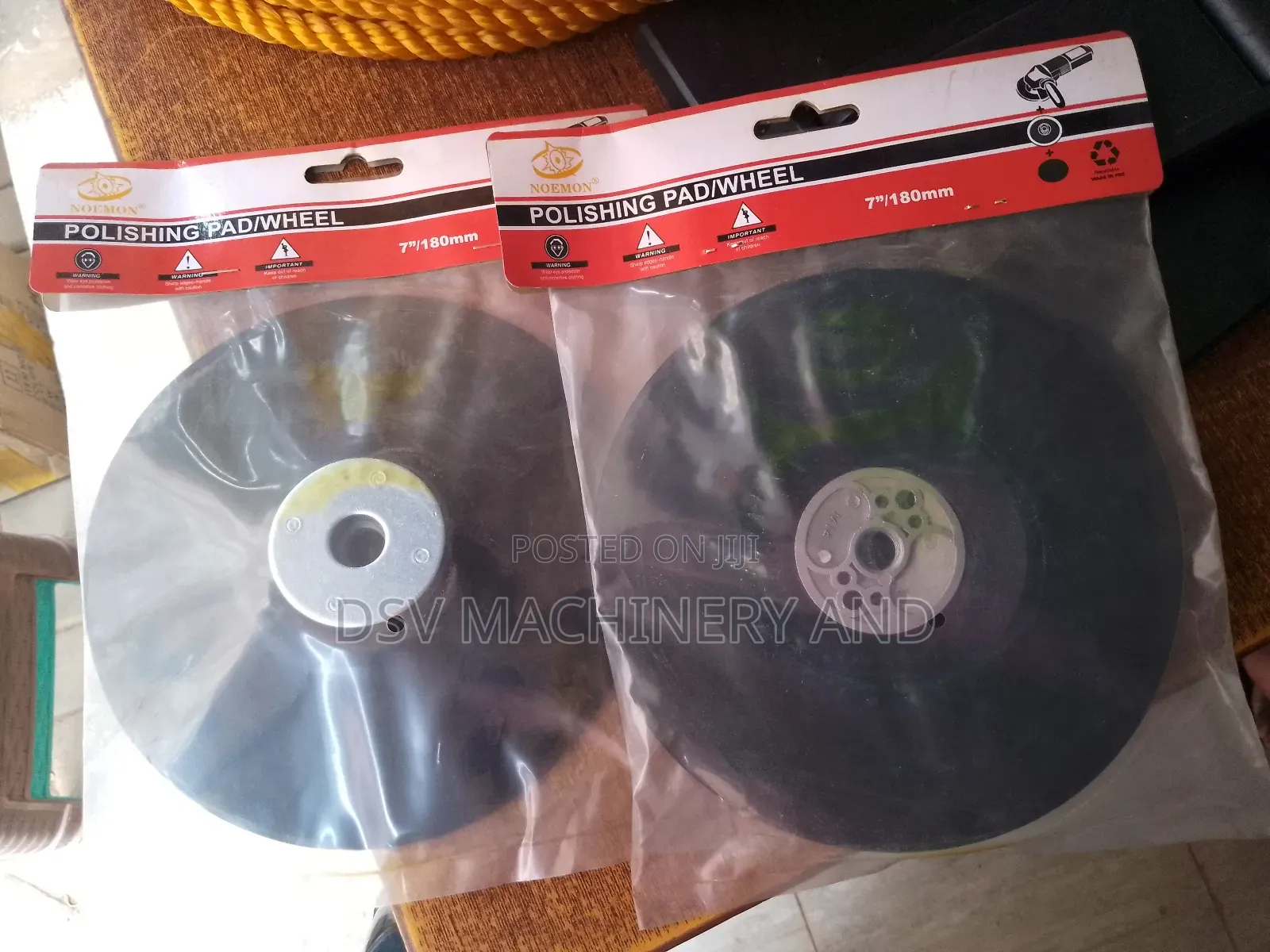 7" 7 Inches Sand Paper Disc Holder Wheel
