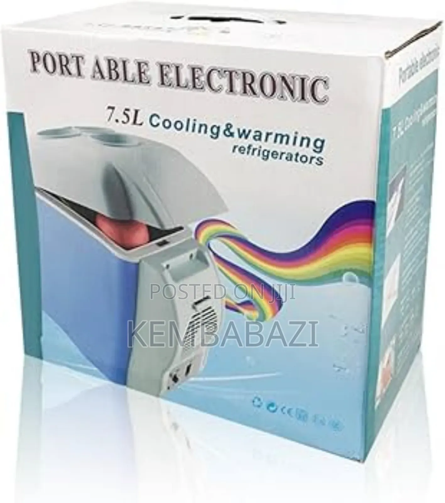 Portable 7.5l Electronic Cooling and Warming Refrigerator.