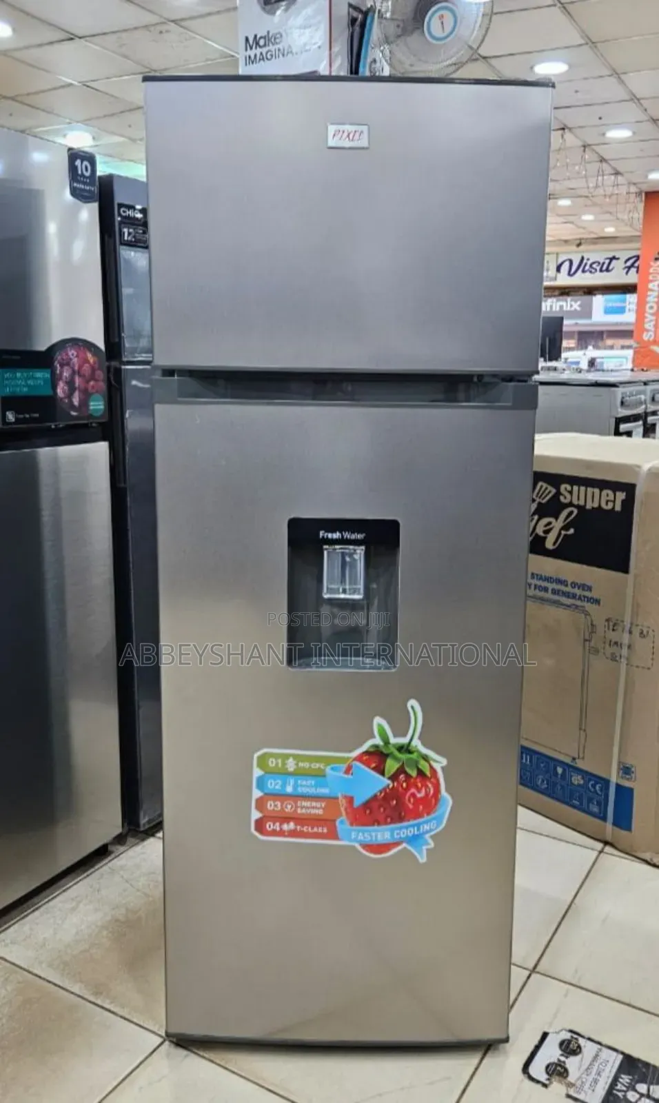 Pixel 280ltr Double Door Fridge