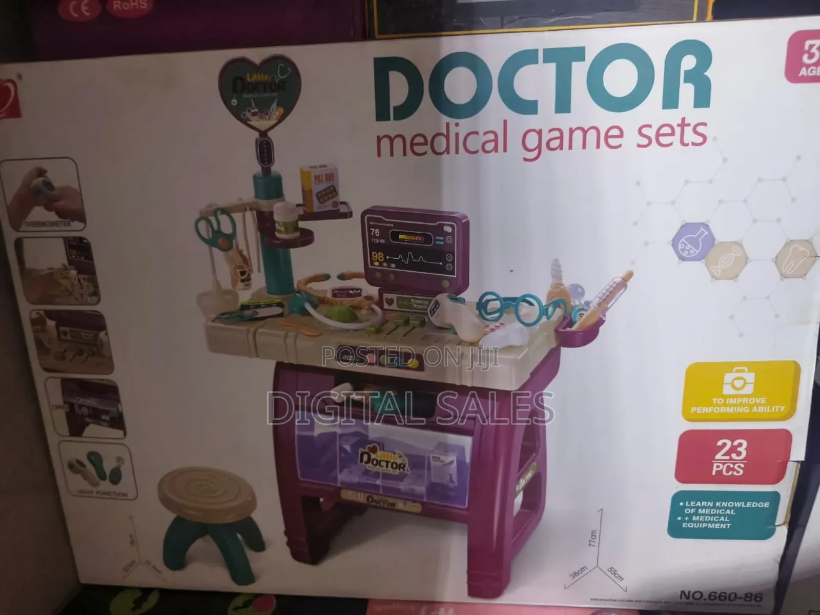 23pcs Kids Doctor Game Set(Doctor Play House)