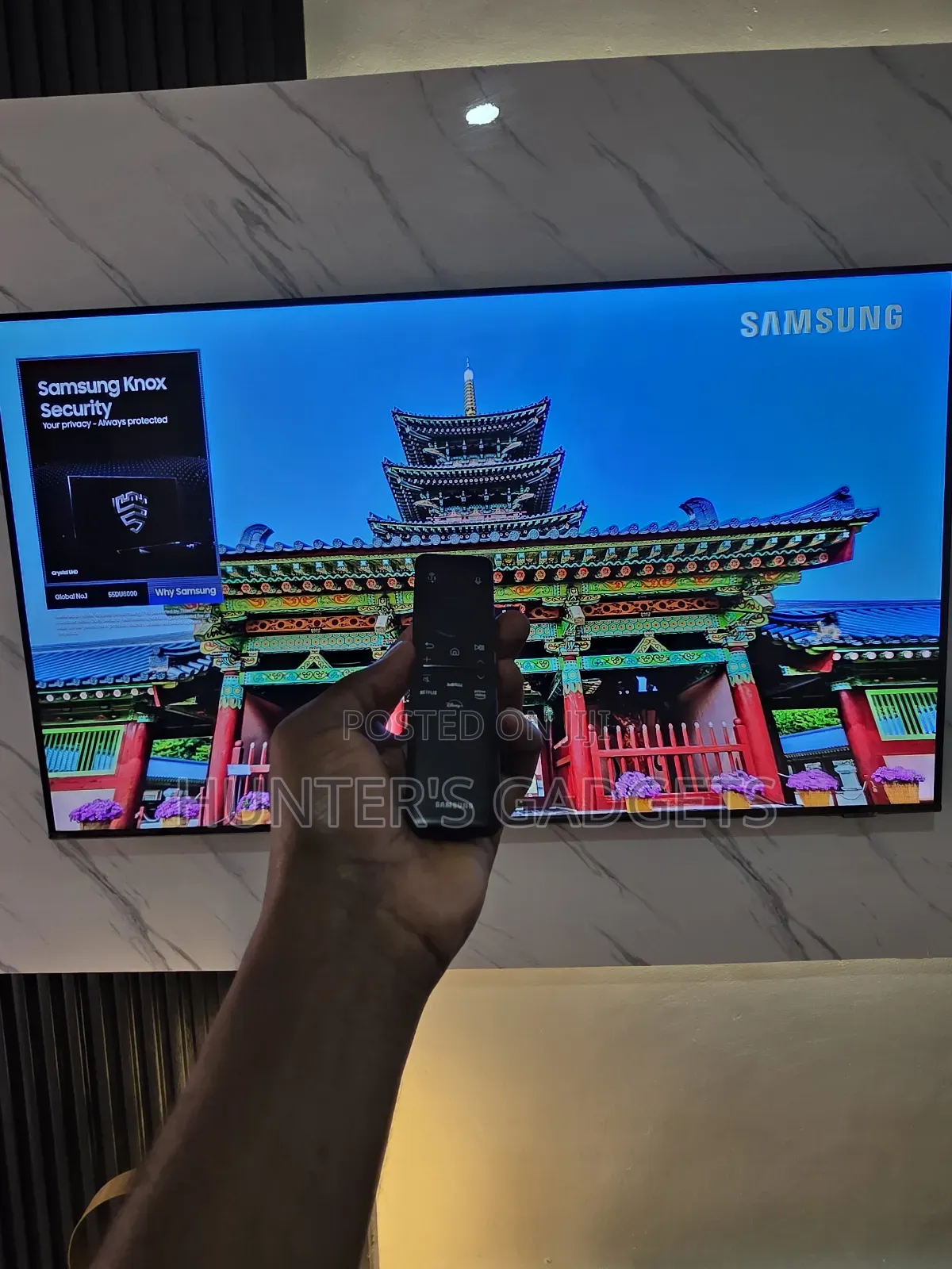Ssamsung 55inch Smart Uhd Du8000 Series With All Accessories