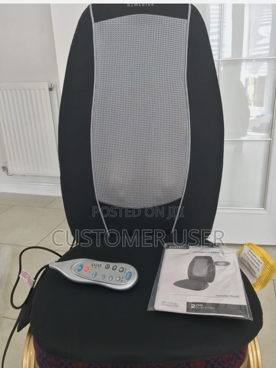 Portable Back Massager With Vibration and Heat