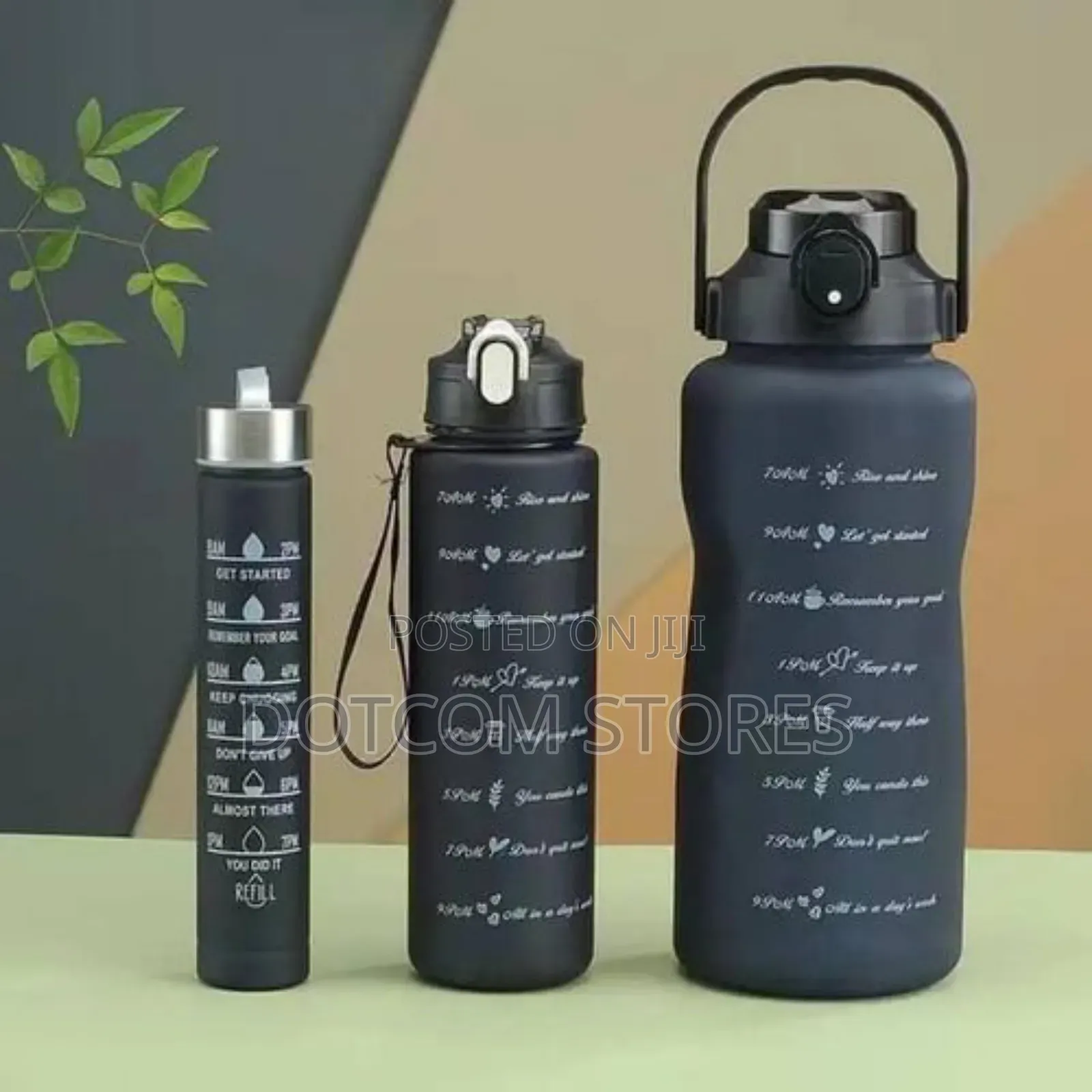 3 Piece Water Bottle Set-