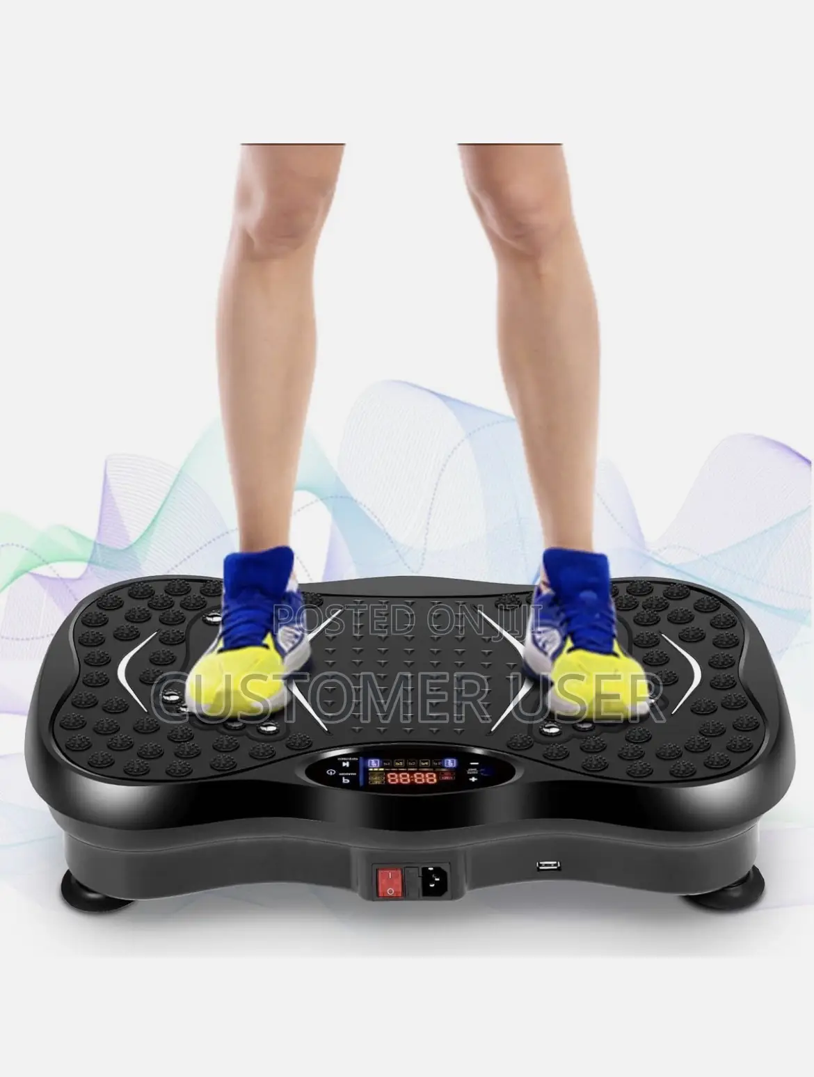 Vibration Plate Exercise Machine Whole Body Massager Fitness Machine