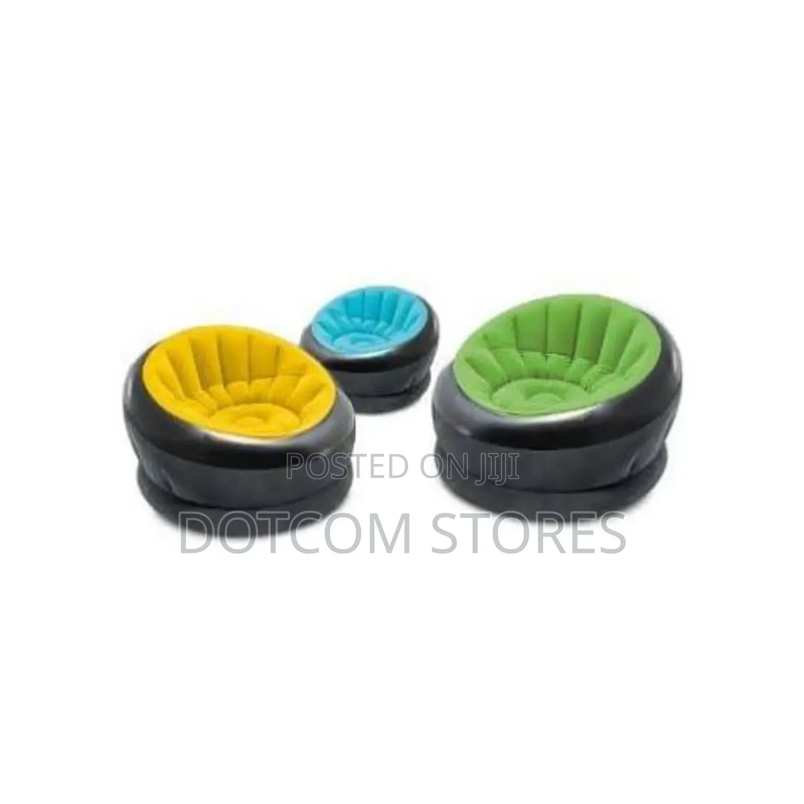 Intex Empire Inflatable Lounge Dorm Camping Bean Bag Chair