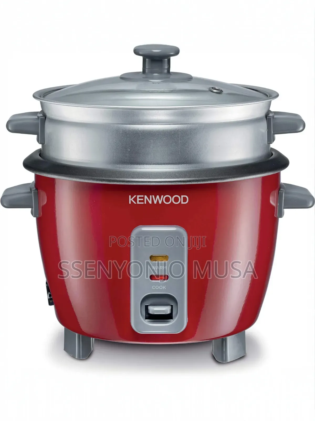 Kenwood Rcm44 | 1.8l Red Rice Cooker With Steamer