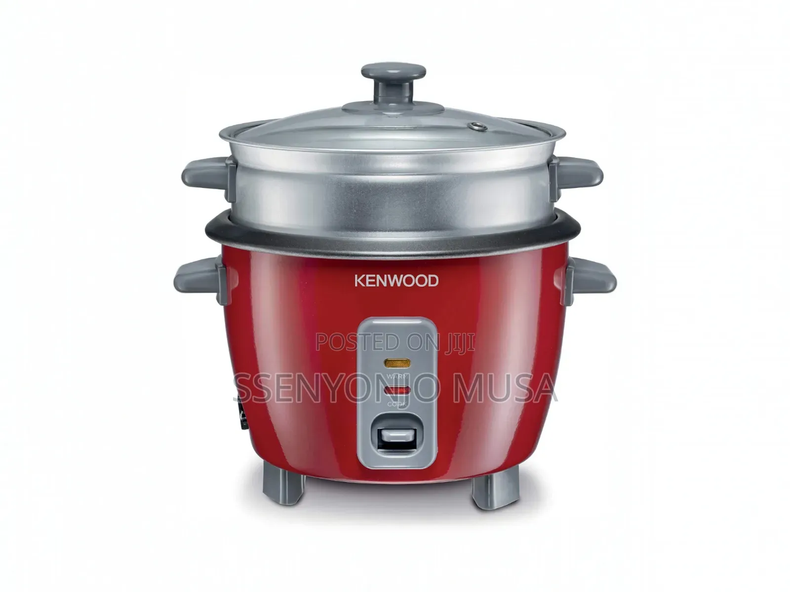 Kenwood Rcm44 | 1.8l Red Rice Cooker With Steamer