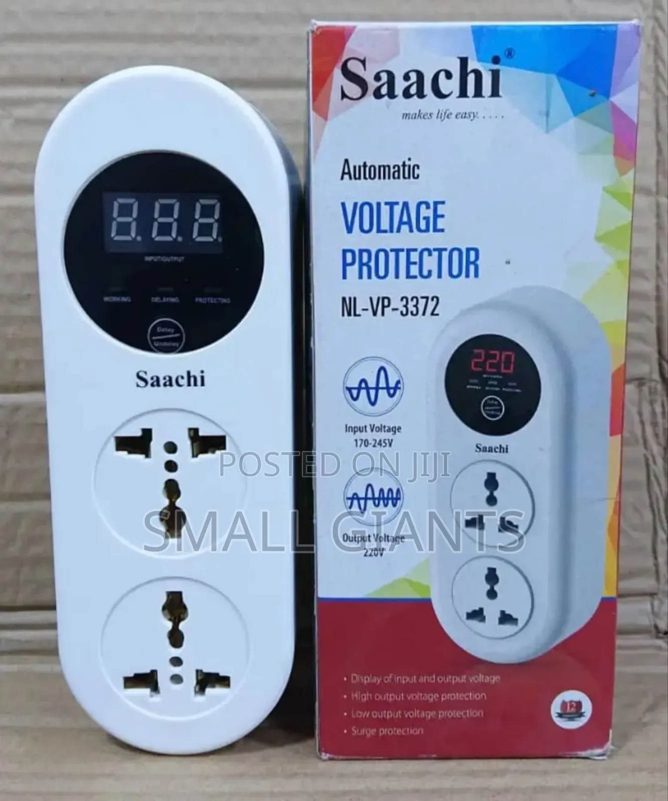 Saachi Nl-vp-3772 Automatic Voltage Protector.