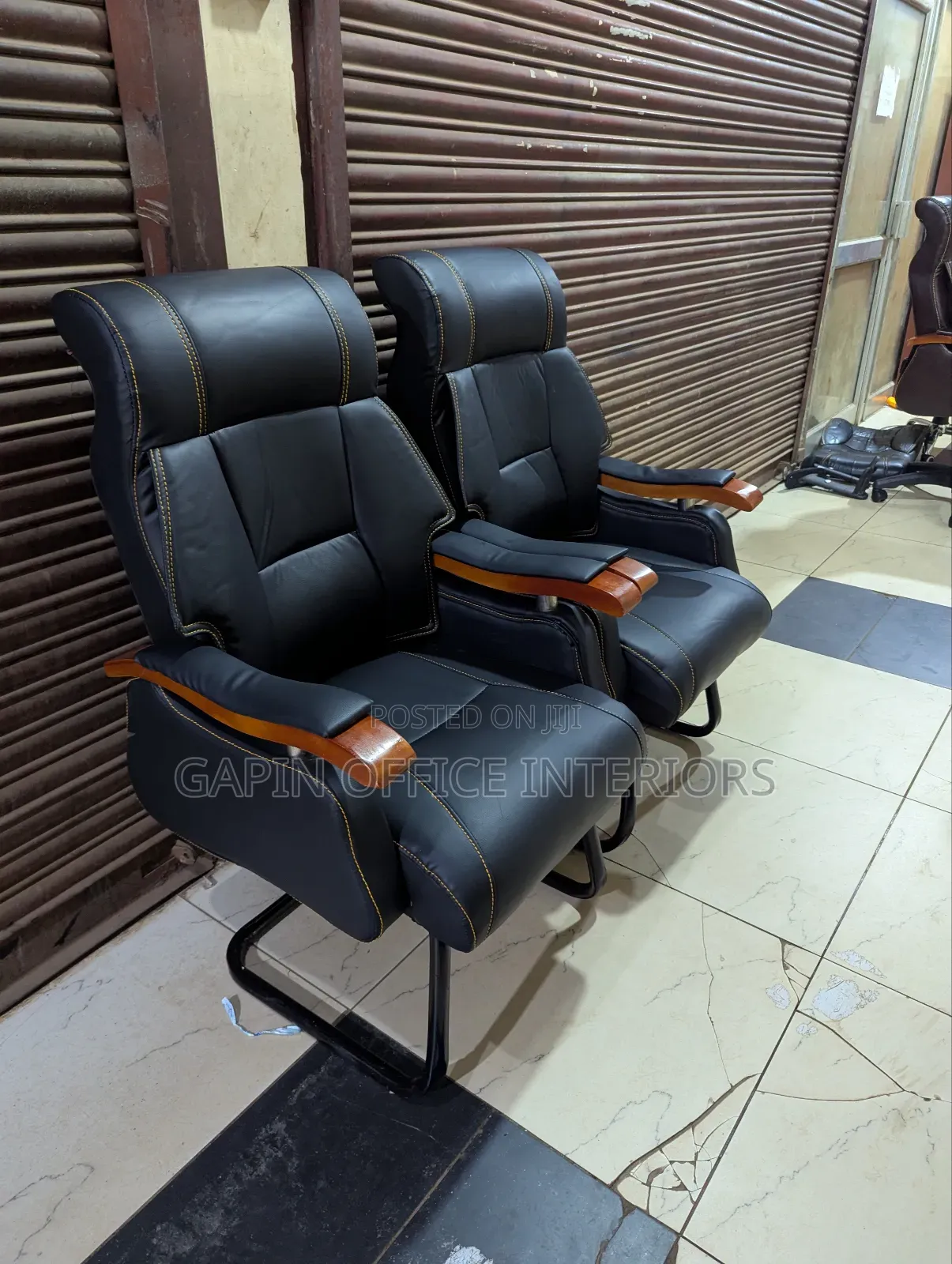 Brand New Non Movable Executive Chairs, Price for 2 Pieces