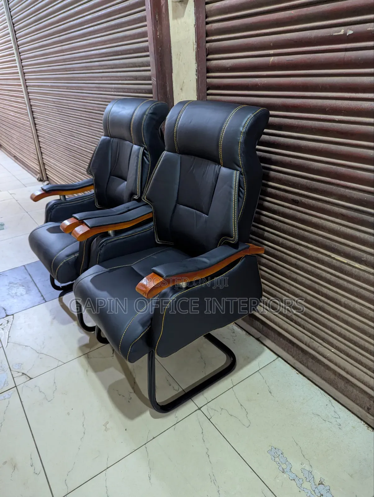 Brand New Non Movable Executive Chairs, Price for 2 Pieces