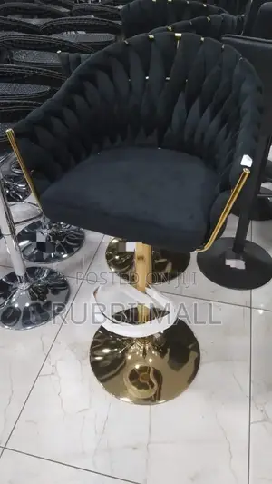 Black Velvet Arm Chair