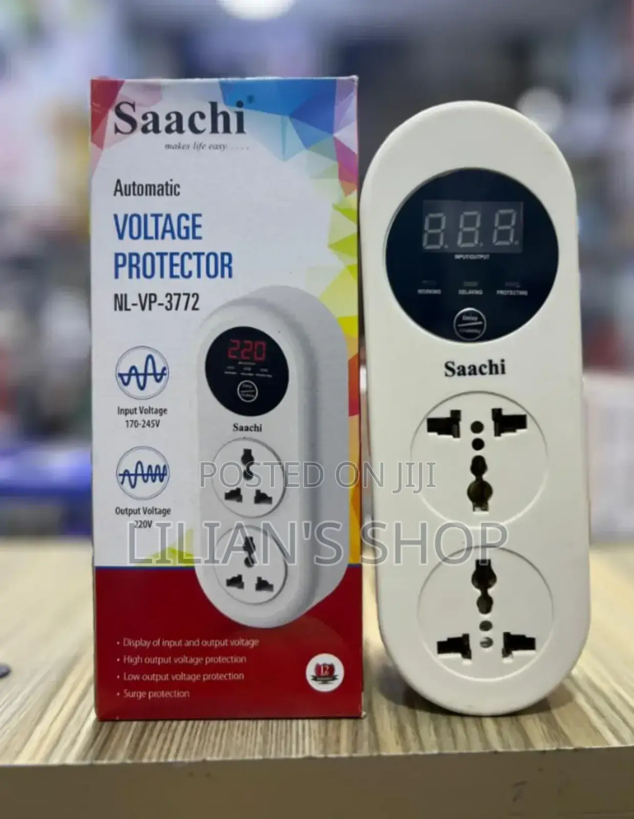 Saachi Nl-Vp-3772 Automatic Voltage Protector.