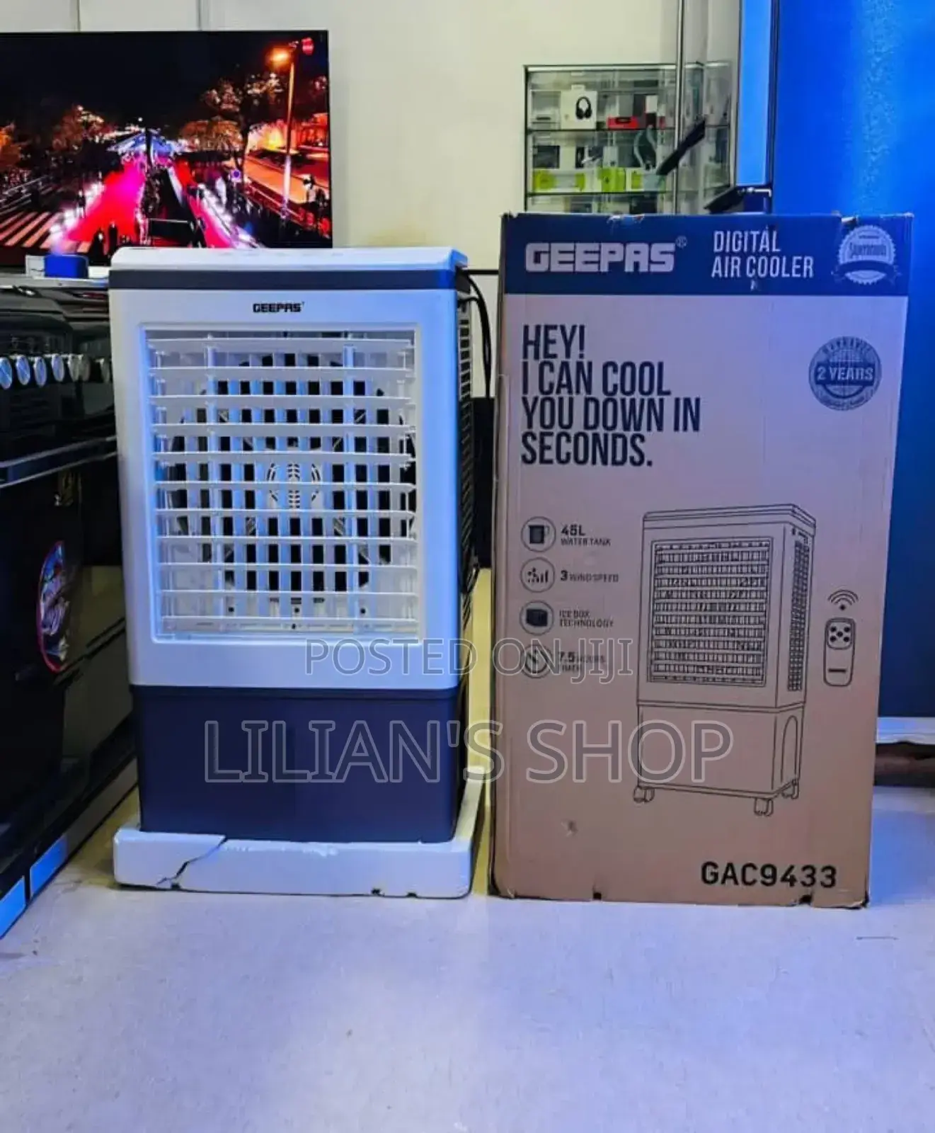 Geepas Gac9433 Digital Air Cooler.
