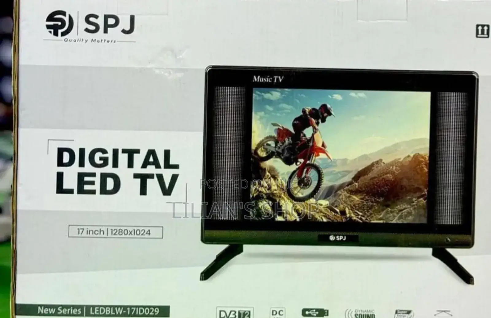 SPJ 17-Inch Digital Led Tv (Model Ledblw-17id029 230
)