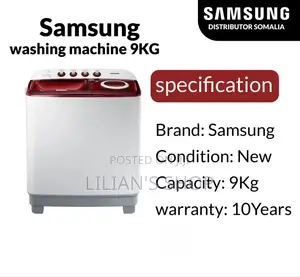 Samsung 9kg Twin Tub Washing Machine.