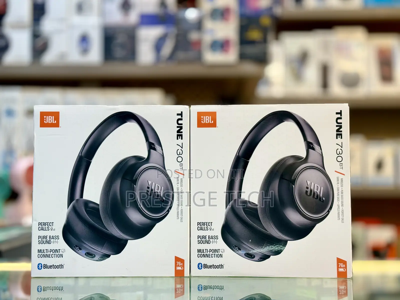 Jbl Tune 730bt Wireless Over Ear Headphones, 76 Hour Battery Life