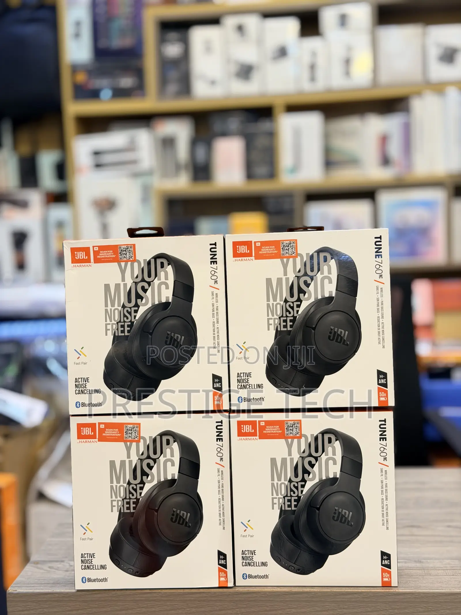 Jbl Tune 760nc Wireless Headphones With Active Noise Cancellation
