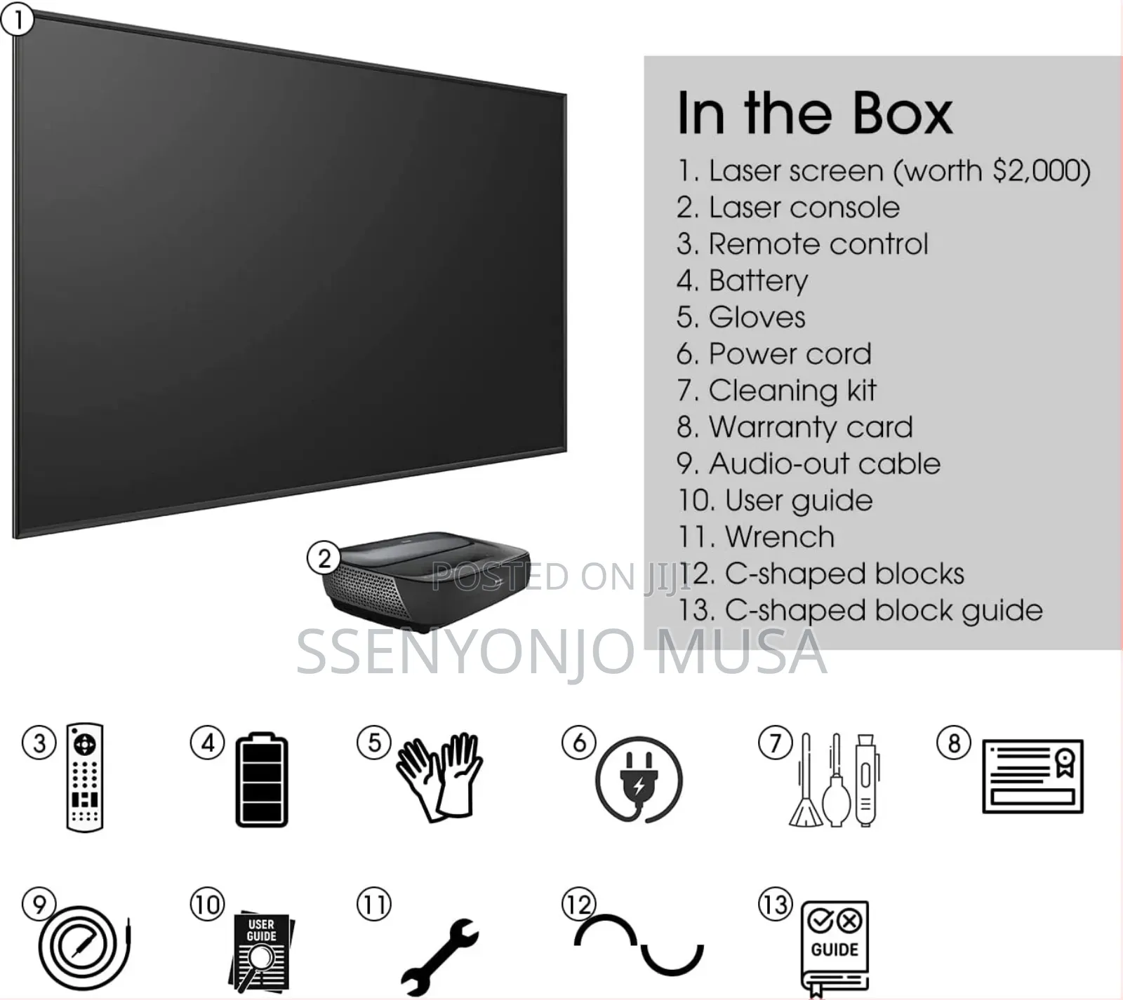 Hisense 100′′ Uhd Laser Tv Triple-Laser Ust Projector