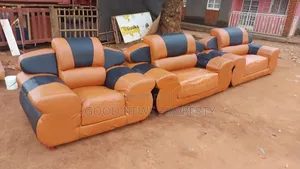 Beautiful Giant Five Seaters Sofas Set (Used)