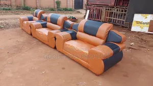 Beautiful Giant Five Seaters Sofas Set (Used)