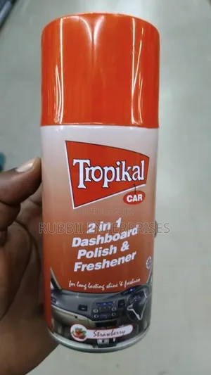 2 in 1 Dashboard Polish and Freshner ~ Strawberry (230ml)
