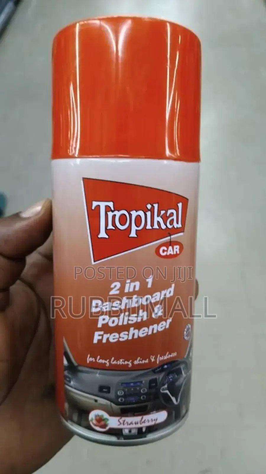 2 in 1 Dashboard Polish and Freshner ~ Strawberry (230ml)