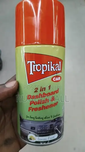 2 in 1 Dashboard Polish and Freshner ~ Lemon(230ml)