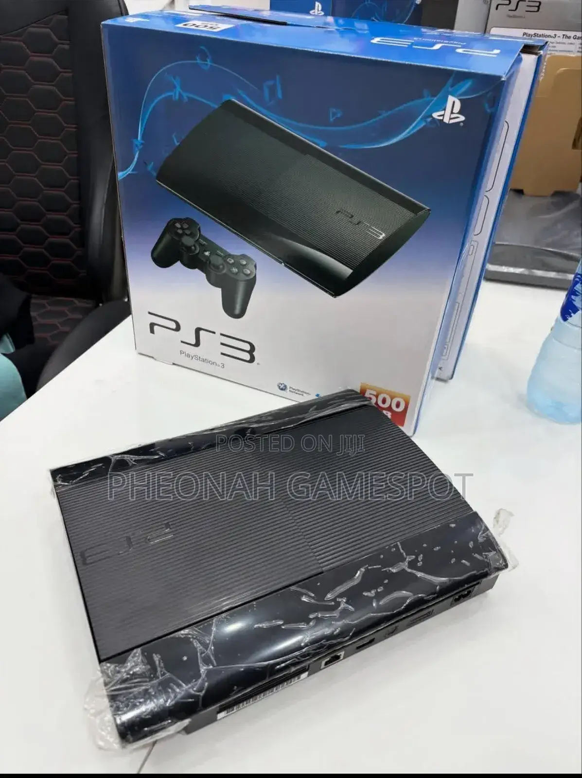Refurbished Sony Playstation 3 Super Slim. Comes With 15 Games, 2 Pads