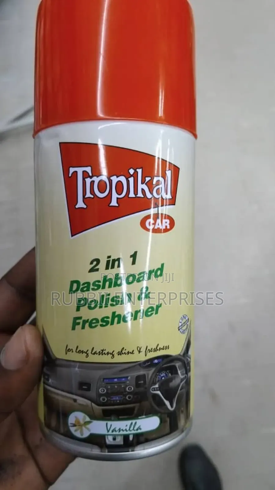 2 in 1 Dashboard Polish and Freshner ~ Vanilla(230ml)