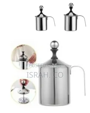 Stainless Steel Manual Milk Frother / Foamer -
