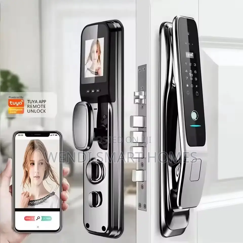 Smartier 3d Face Recognition Tuya Biometric Smart Door Lock