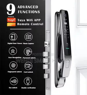 Smartier 3d Face Recognition Tuya Biometric Smart Door Lock