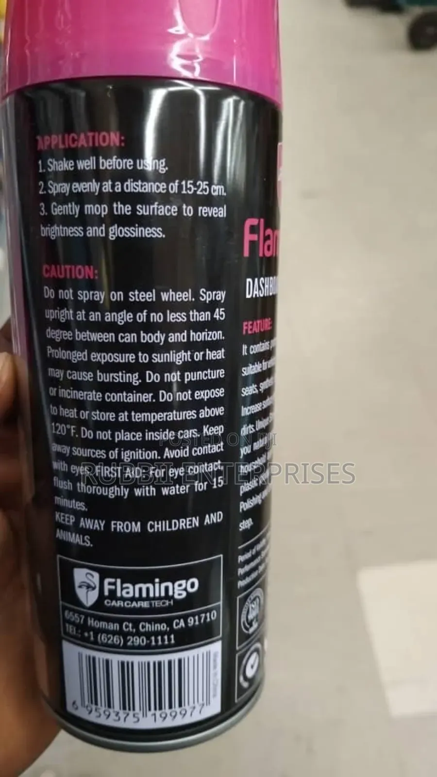 Dashboard Polish ~ Flamingo