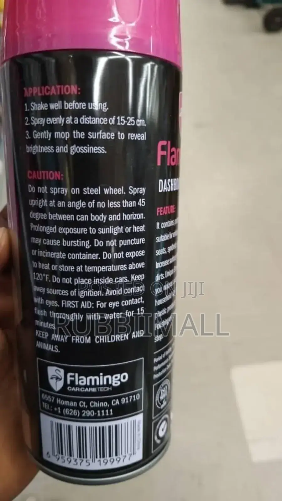 Dashboard Polish ~ Flamingo