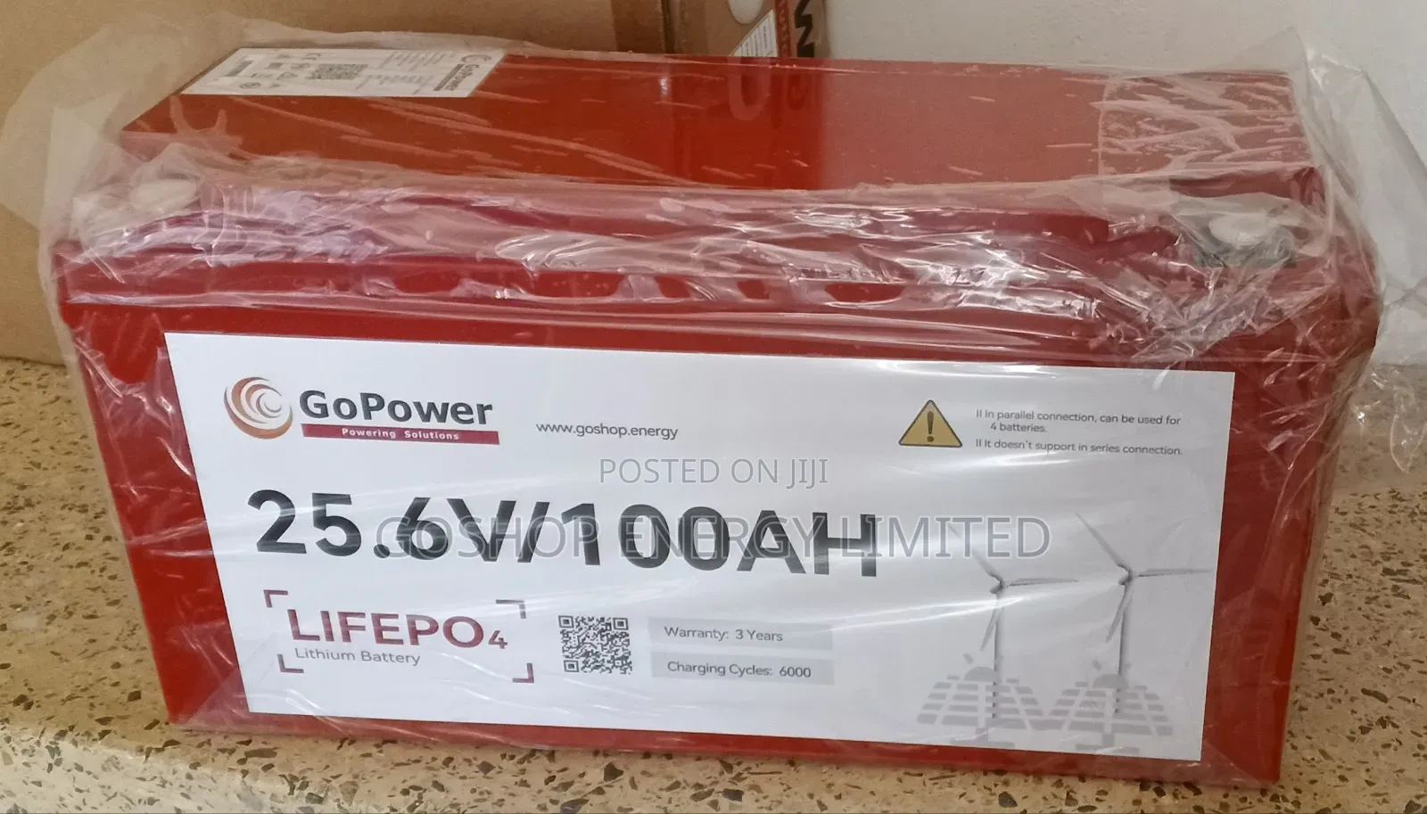 25.6v 100ah Gopower Lithium Batteries