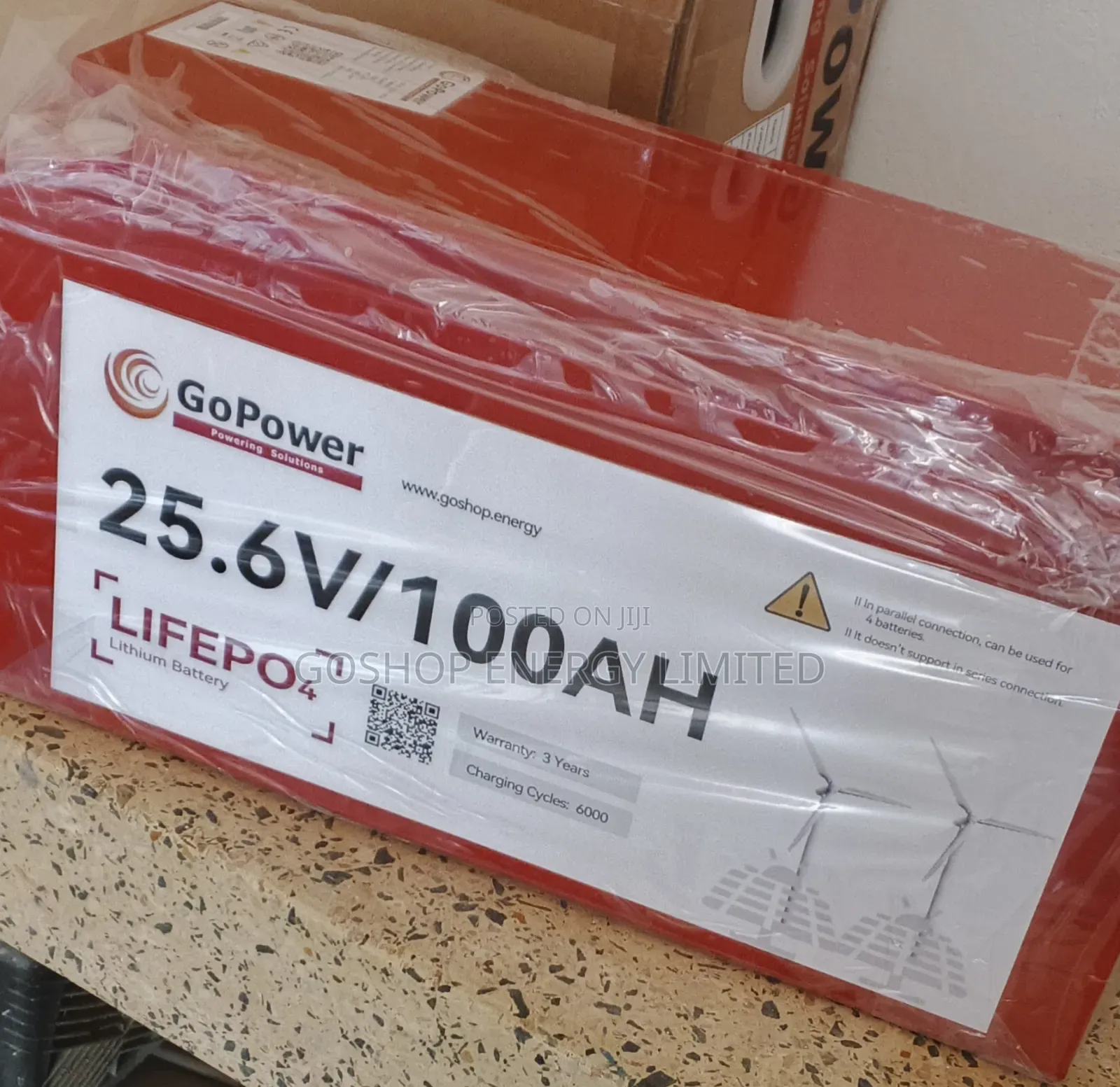 25.6v 100ah Gopower Lithium Batteries