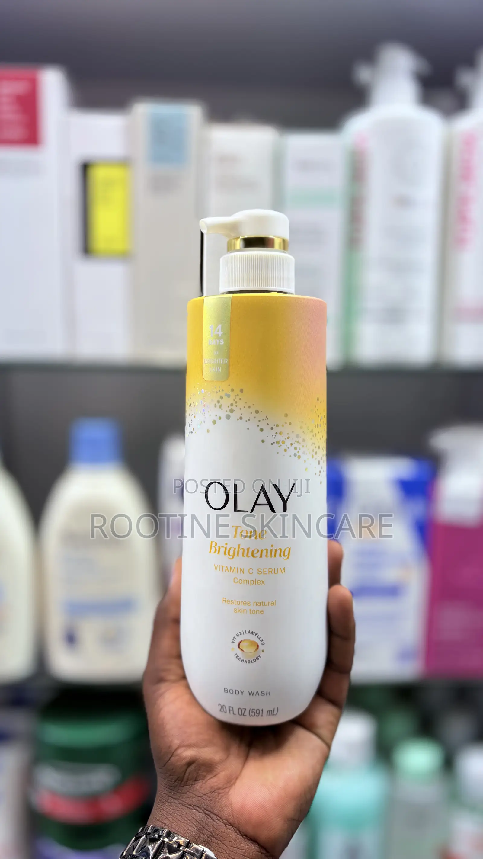 Olay Tone Brightening Vitamin C Body Wash 591mls