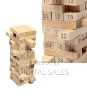 Jenga Wooden Building Blocks Game