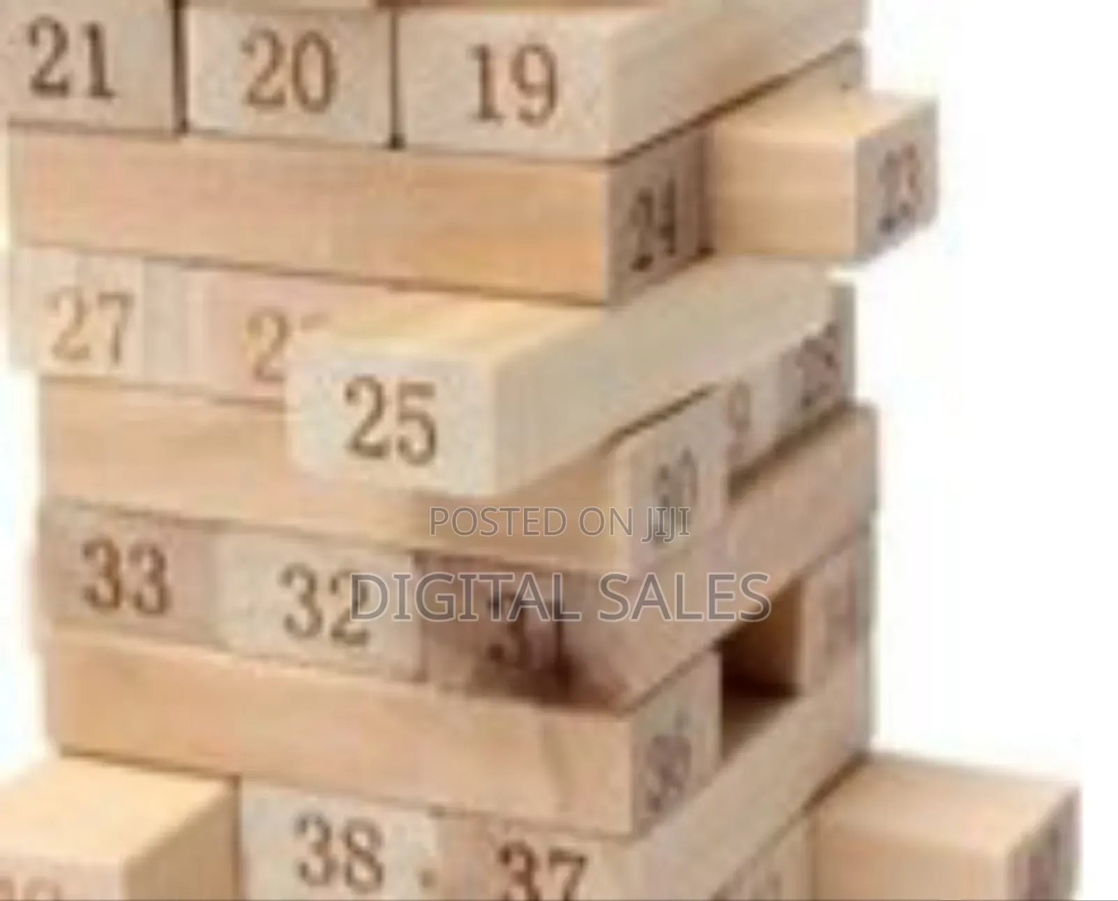 Jenga Wooden Building Blocks Game