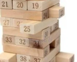 Jenga Wooden Building Blocks Game