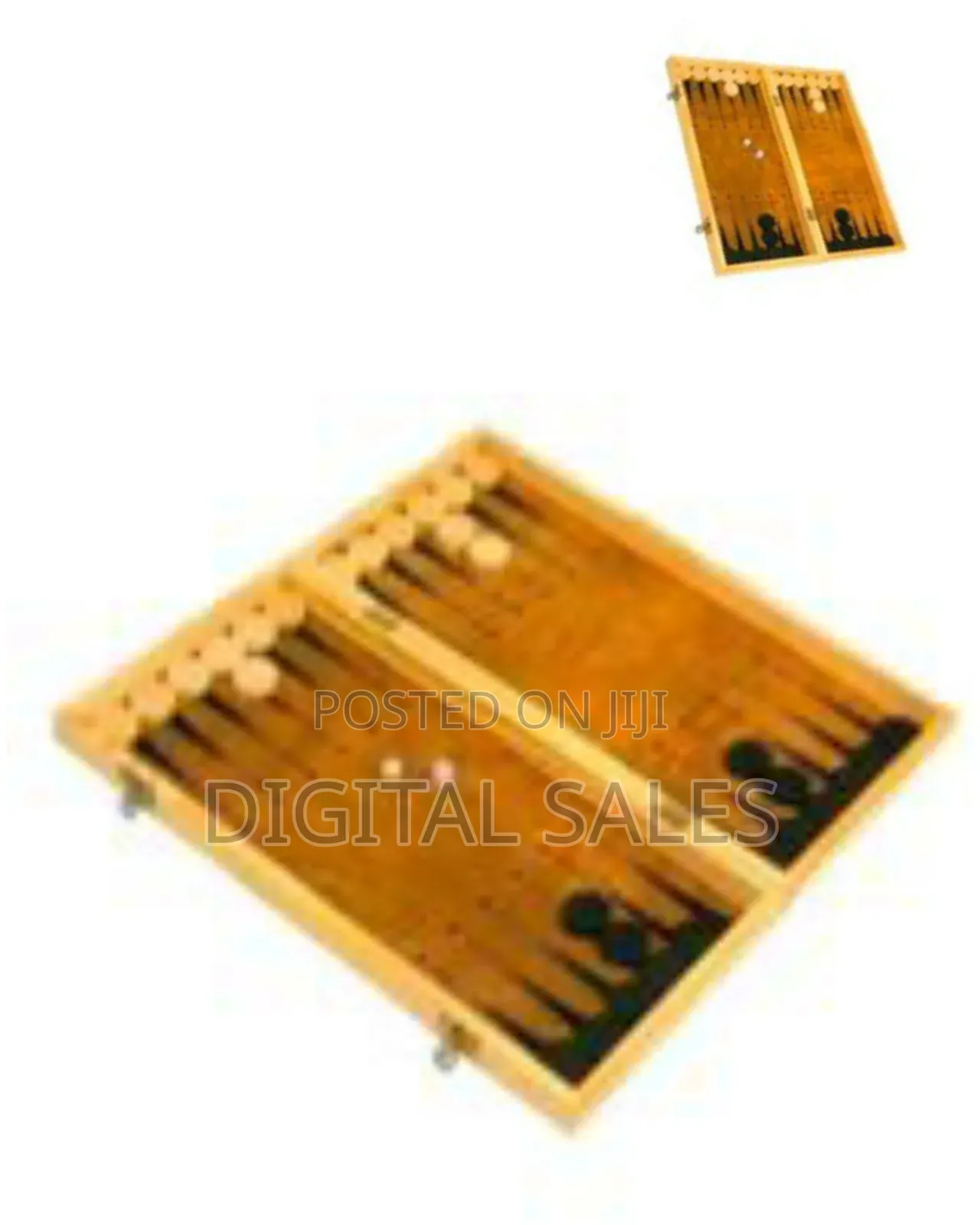 3-in-1 Wooden Game Set That Includes Chess, Checkers
