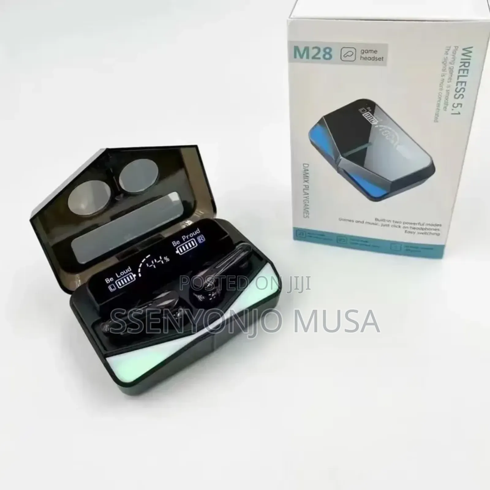 Loveya M28 TWS Earbuds | 42h Playtime, Low Latency, Ipx4-