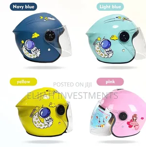 Open-face Kids' Motorcycle Or Scooter Helmet.