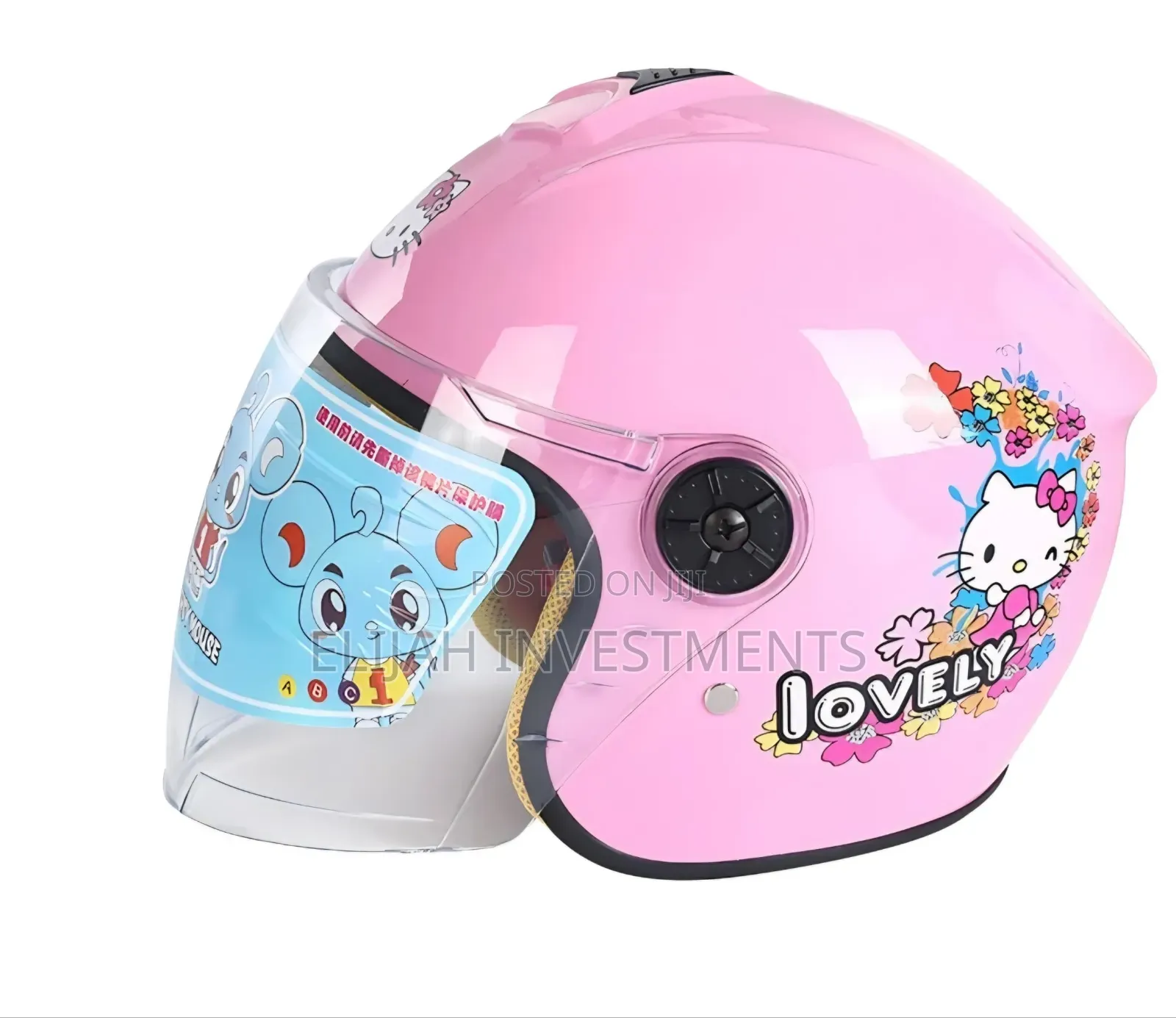 Open-face Kids' Motorcycle Or Scooter Helmet.