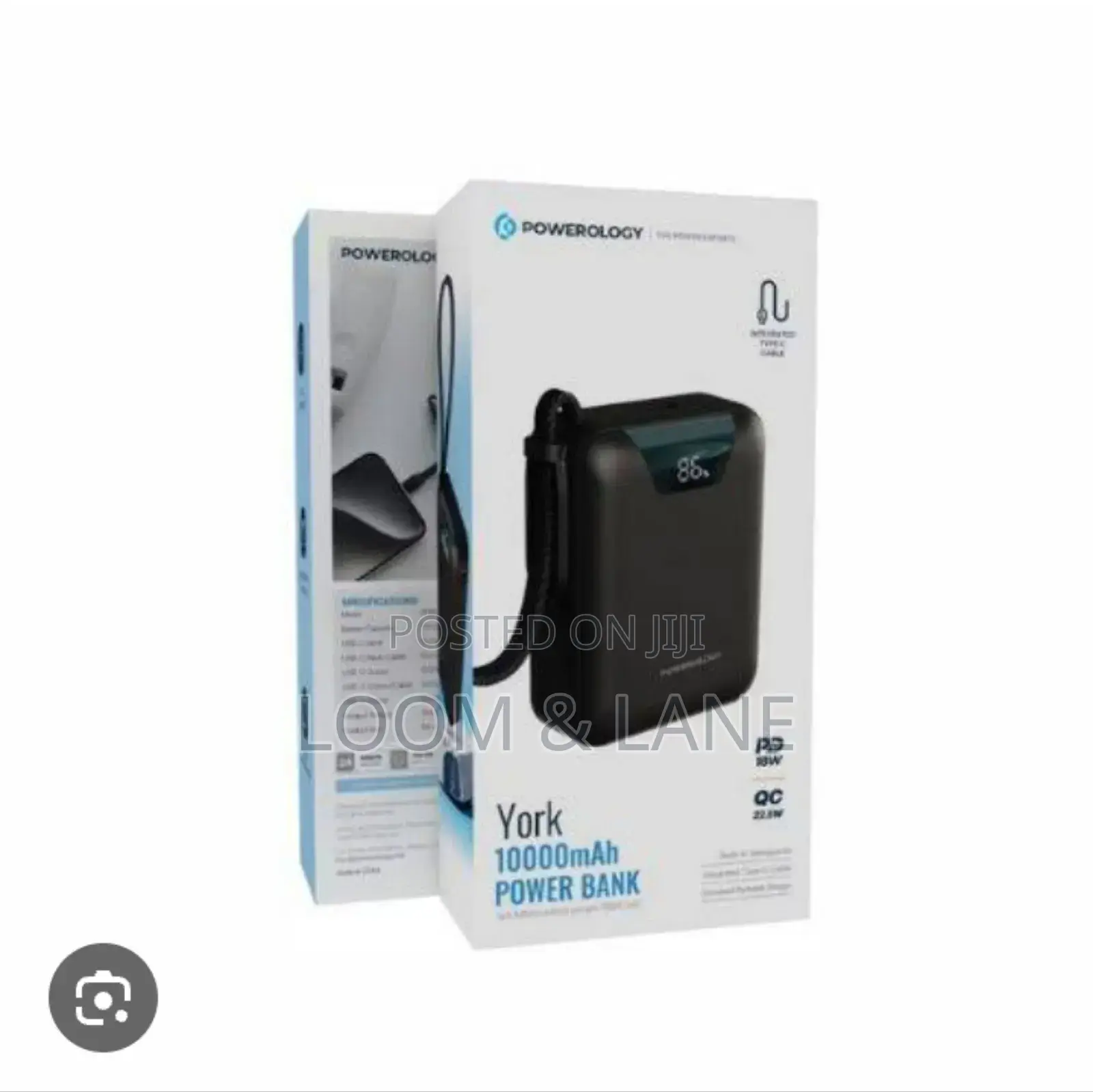 Powerology York 20,000mah Power Bank 20w Pd