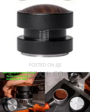 Precision Calibrated Espresso Tamper and Distributor With Wooden