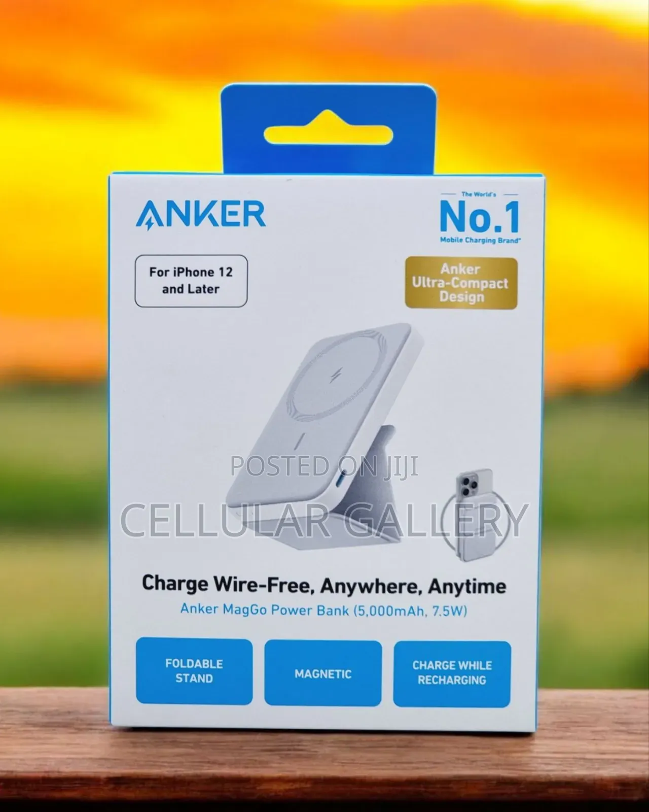 Anker Maggo Power Bank (5,000mah, 7.5w) Wireless Charging